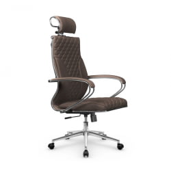 Кресло руководителя Metta L 2c 44C/K116 Infinity Easy Clean (MPES) Комплект 7 Светло-коричневое