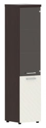 Шкаф колонка комбинированная с топом (правый) Torr LUX TLHC 42.2 R Венге Магия Латте
