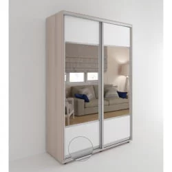 Большой шкаф Акцент-Дуэт КВ 1000х600 Ясень шимо светлый