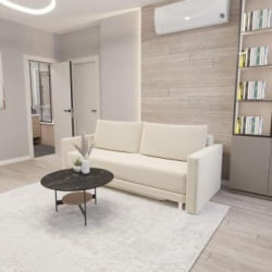 Диван прямой Сальтвик (Берхоусе) Цвет фасада: Левис 09 велюр; Тип: Прямой; Материал фасада: Металл/Велюр / (Berhouse)