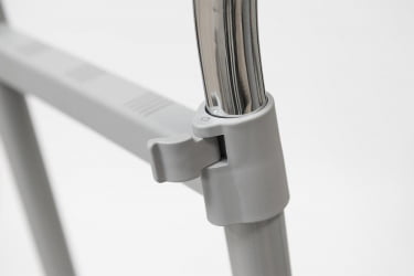 Вешалка CH-4375 85-145x44x102-170 см, серый/хром