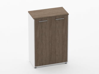 Шкаф 2 широкий закрытый Deka 10.12.131 Дуб Верцаска/Белый