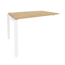 Наборный элемент рабочей станции на П-образном м/к ОНИКС О.МП-1.НРС-2.8 Тиквуд Светлый/Белый / ONIX O.MP-1.NRS-2.8