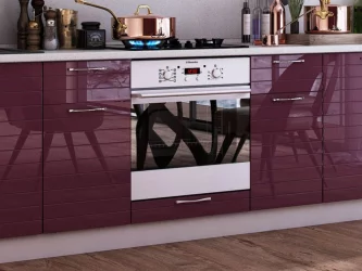 Кухонный гарнитур Анастасия №8 Белый Ежевика