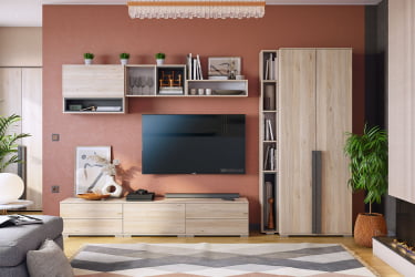 Полка в гостиную 46 UL.46-M графит