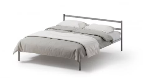 Кровать Метта 1400x2000 Серая