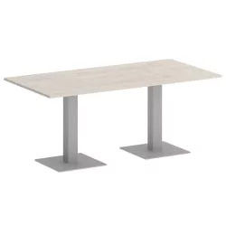 Стол прямоугольный ХОМЕ ОФФИCЕ ВР.СП-5-180.2 Денвер Светлый/Серый металл / HOME OFFICE VR.SP-5-180.2