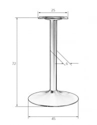 Подстолье DOBRIN ALAN BLACK