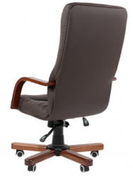 Офисное кресло CHAIRMAN 480ВД, экокожа, коричневый Н / 480WD, N