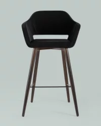 Стул барный Саймон Б велюр Черный