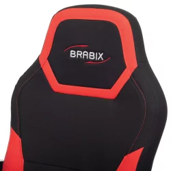 Геймерское кресло BRABIX Alpha GM-018 Черное/красное