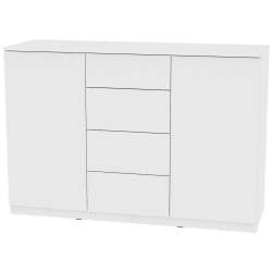 Комод K-93x135x45-1-PO(Белый)