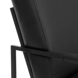 Диван Charli LUX Д/Чарли Люкс экокожа , Sharp Черный