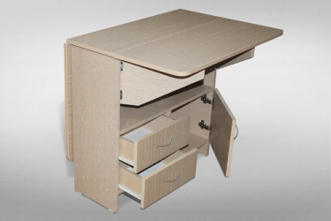 Стол-тумба с 2 ящ. в разборе 1 кат. 4137 Касабланка ЛДСП дуб выбеленный