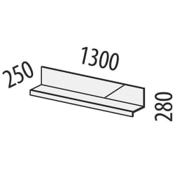 Полка в гостиную Монако 605.26