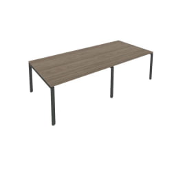 Переговорный стол (2 столешницы) Metal System Б.ПРГ-2.3 Вяз/Антрацит