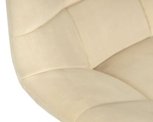 Стул барный ДОБРИН ТАИЛОР ВХИТЕ (бежевый велюр (МДЖ9-10)) 2 шт / DOBRIN TAILOR WHITE (MJ9-10))