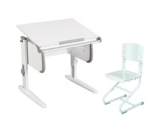 Стол универсальный трансформируемый Parta 1/75 + Stul Белый Серый