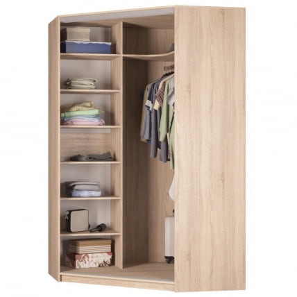 Шкаф-купе ЙА-230х1400-568-1(Белый-Д6Д5) / YA-230х1400-568-1(Белый-D6D5)_1