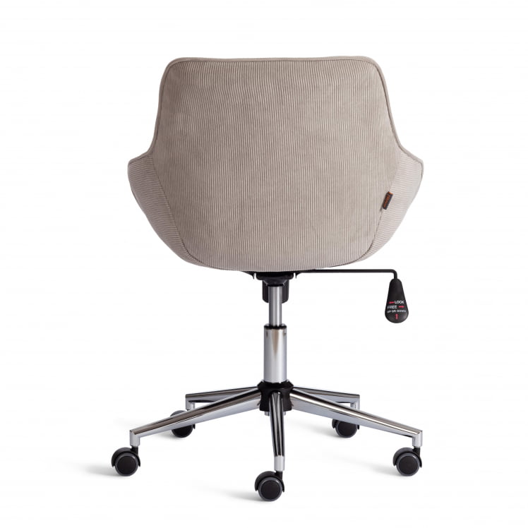 Кресло DUBLIN хром вельвет, серый_3