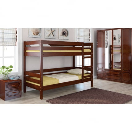 Кровать двухъярусная без основания Джуниор 200х90 Орех_2