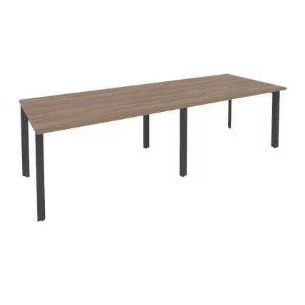 Стол переговорный (2 столешницы) ONIX O.MP-PRG-2.3 Дуб Аризона/Антрацит_0