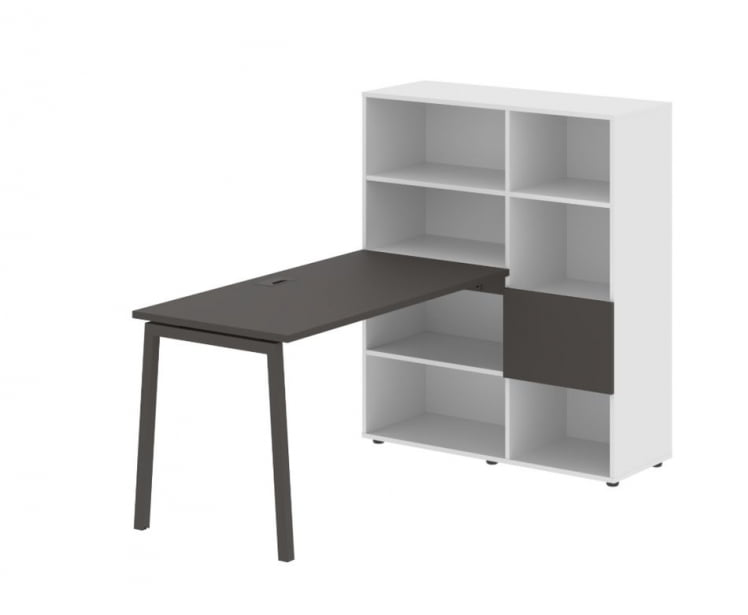 Рабочая станция EDIS ELRST 1113 Мокко Мокко Белый_0