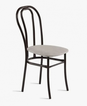 Стул Венский 400х490 мм Светло-серый/Металл Коричневый_1