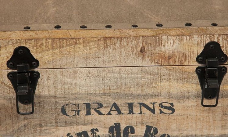 Пуф-сундук Перрет (мод М-540) Натуральный ткань Винтаж / Perret (mod M-540)_3