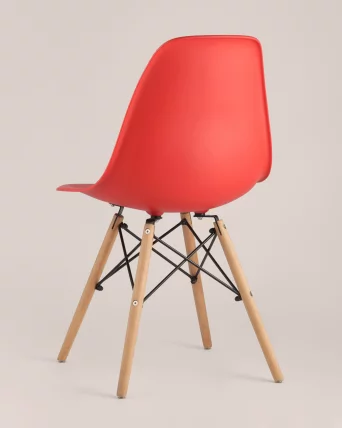 Стул Еамес ДСВ 4 шт. Красный / Eames DSW_4