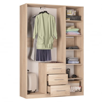 Шкаф распашный Р-198х135х45-3(ЯШТ-ЯШС) / R-198х135х45-3(ЯШТ-ЯШС)_1