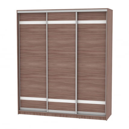 Шкаф-купе B-220х200х60-1(ЯШТ-D9D9D9)_0