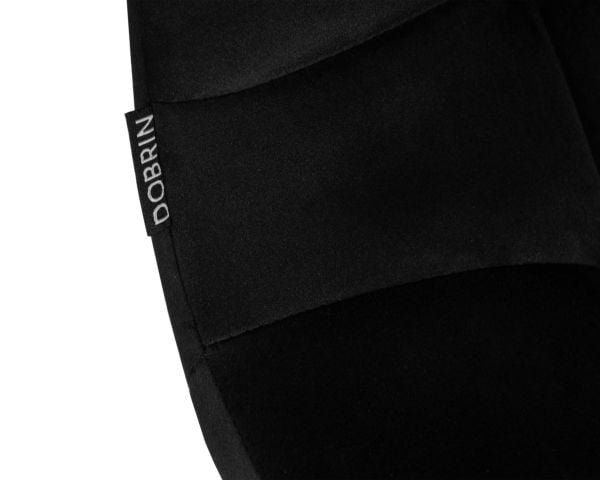 Стул барный DOBRIN NICOLE (черные матовые ножки, черный велюр (108-77)) 2 шт_8