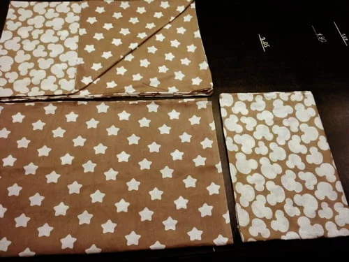 Комплект постельного белья детский белые сердца на сером_0