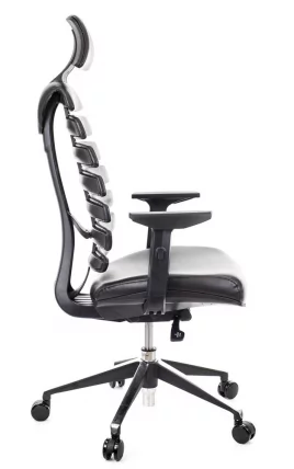 Эргономичное кресло Ergo Black экокожа Черный_2