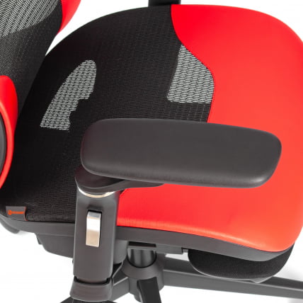 Кресло KingCobra иск. кожа / сетка, черный / красный_19