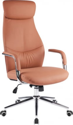 Кресло руководителя Everprof Bell Экокожа Коричневый_0