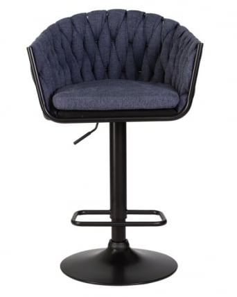 Стул барный DOBRIN LEON (синяя ткань (LAR-275-29)) 2 шт_6