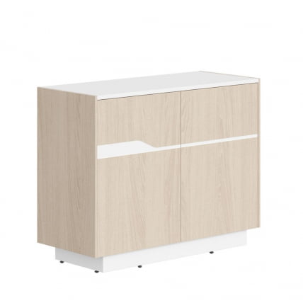 Комод с распашными дверями Line СФ-572101 Дуб светлый Белый_0