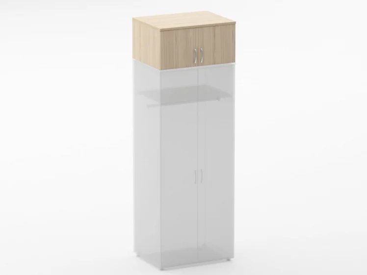 Антресоль глубокая Glassy 6.04.141 Дуб молочный_0