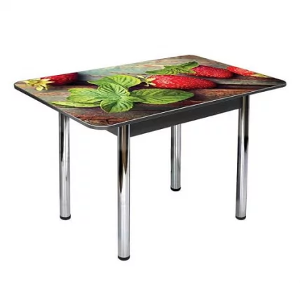 Стол обеденный Прямоугольный 1200х700 фп Печеньки ЛДСП венге_0