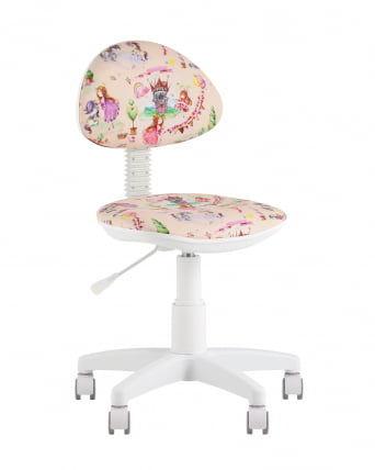 Кресло компьютерное детское УМКА Princesski пластик белый_0