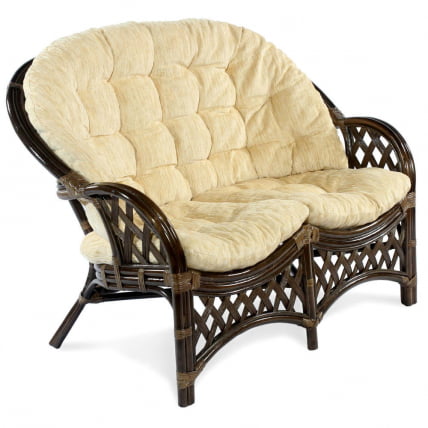 Диван 2х местный Черчилль/Рузвельт/Кобана Cherchille3 темно коричневый_1