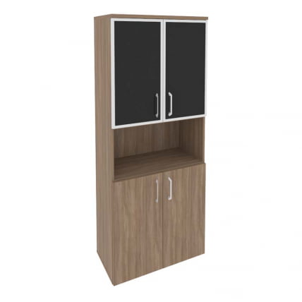 Шкаф высокий широкий ONIX O.ST-1.4R black Дуб Аризона_0