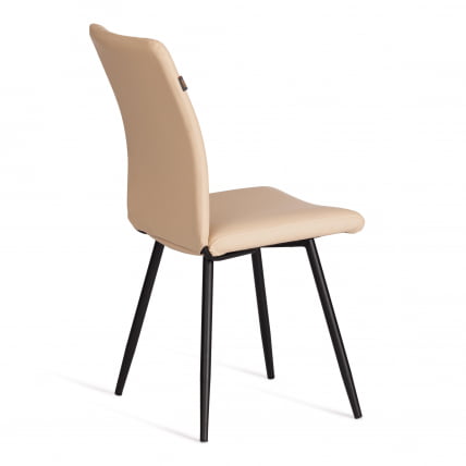 Стул обеденный Monte Carlo TREND, экокожа, бежевая, 49х51х93 см_2