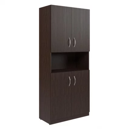 Шкаф с 2-мя комплектами глухих малых дверей SR-5W.4 (Легно Темный)_0