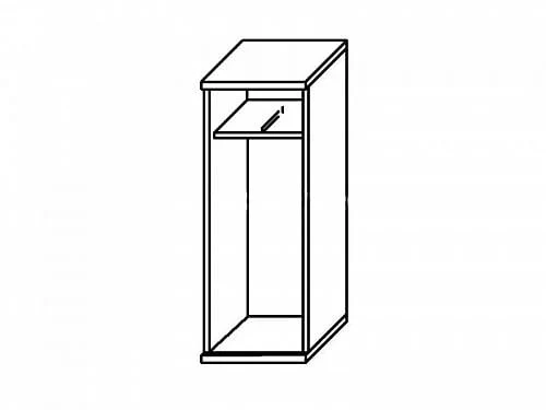 Гардероб ГБ-1  Венге/металлик_1