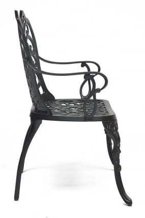 Скамья Secret De Maison Symphonie сплав металла/алюминий, 95х56х92см, черный_1