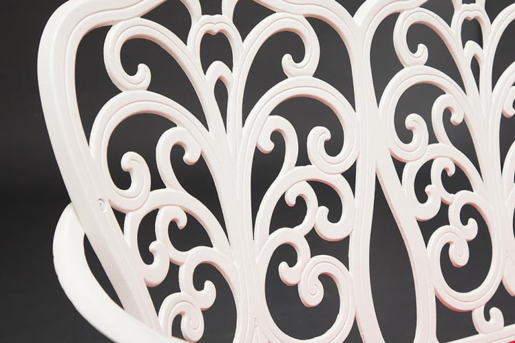 Скамья Secret De Maison Symphonie алюминиевый сплав, 95х56х92см, butter white_6