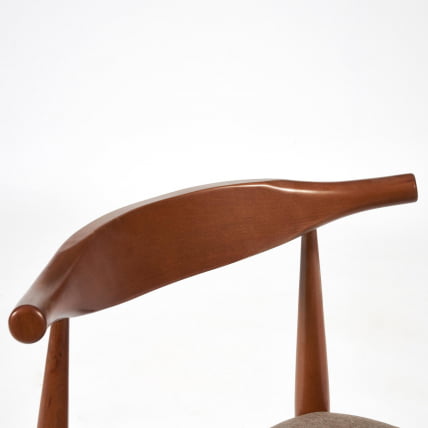 Стул мягкое сидение BULL каркас бук, сиденье ткань, 54,5*54*75см, Коричневый_3